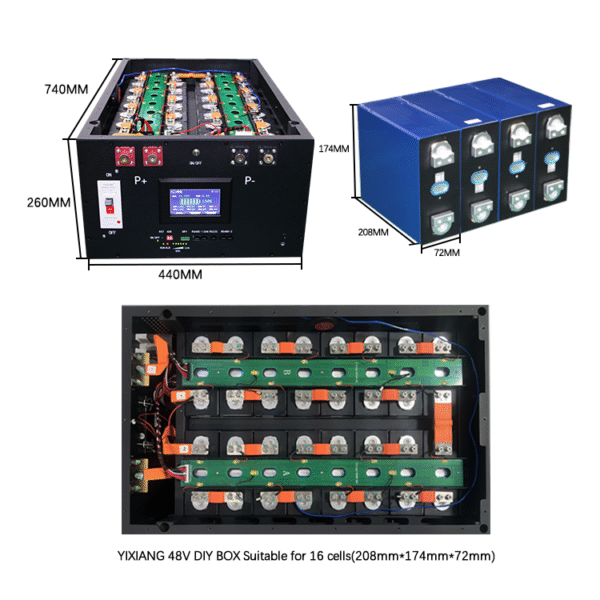 Magazyn energii 16kWh w obudowie Yixiang z JK BMS - obrazek 2